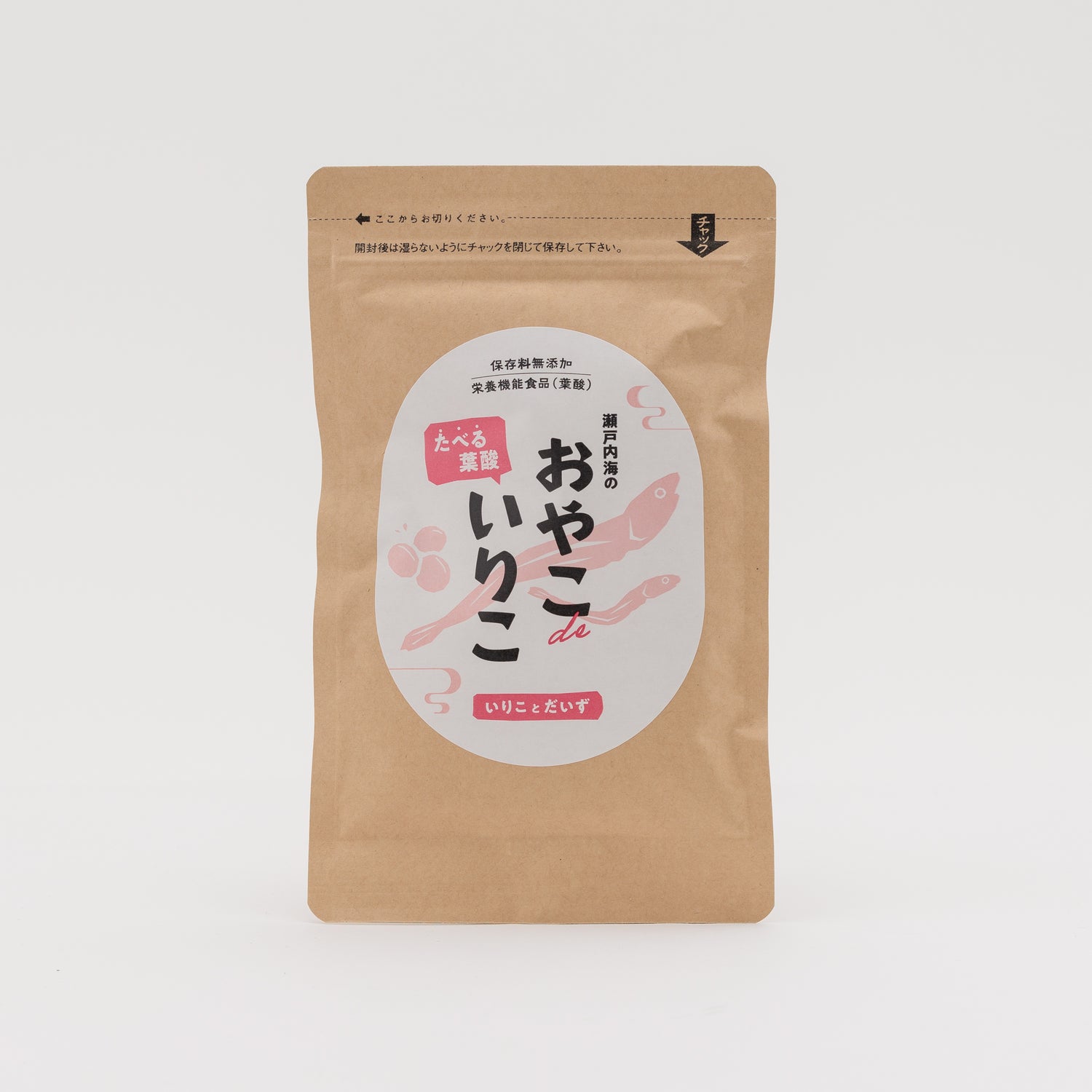 へそのやコラボ　おやこdeいりこ＆ハンカチセット